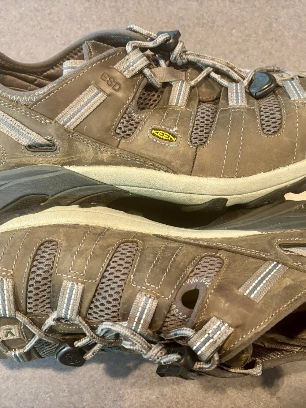 ~~Keen Utility Men's Atlanta Cool ESD Steel Toe Work Shoes Size 11.5EE..VGUC!!!